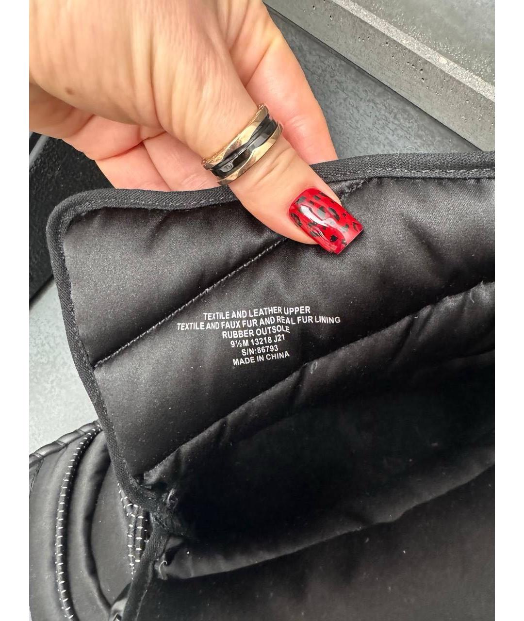 TORY BURCH Черные текстильные ботинки, фото 6