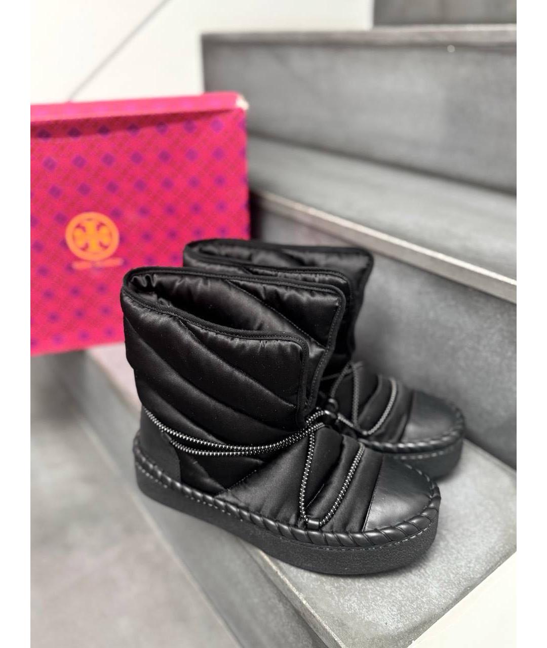 TORY BURCH Черные текстильные ботинки, фото 8