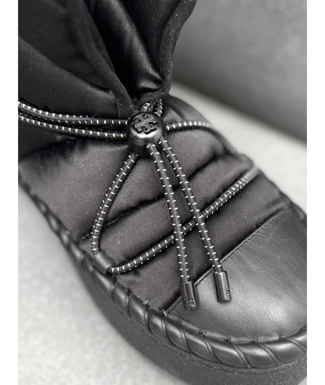 TORY BURCH Черные текстильные ботинки, фото 5