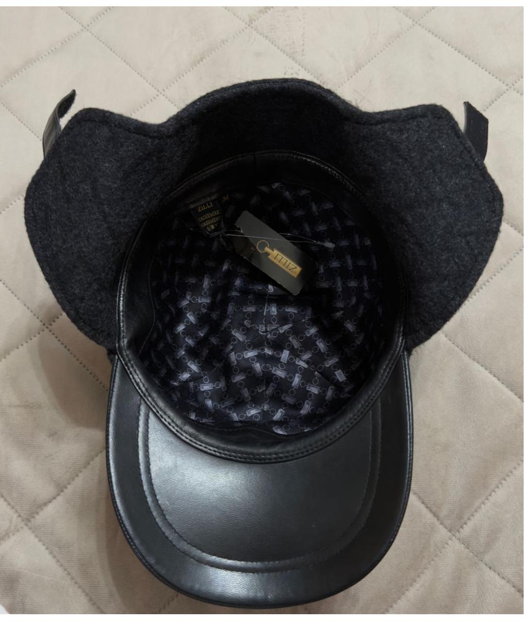 ZILLI Серая кашемировая кепка/бейсболка, фото 5