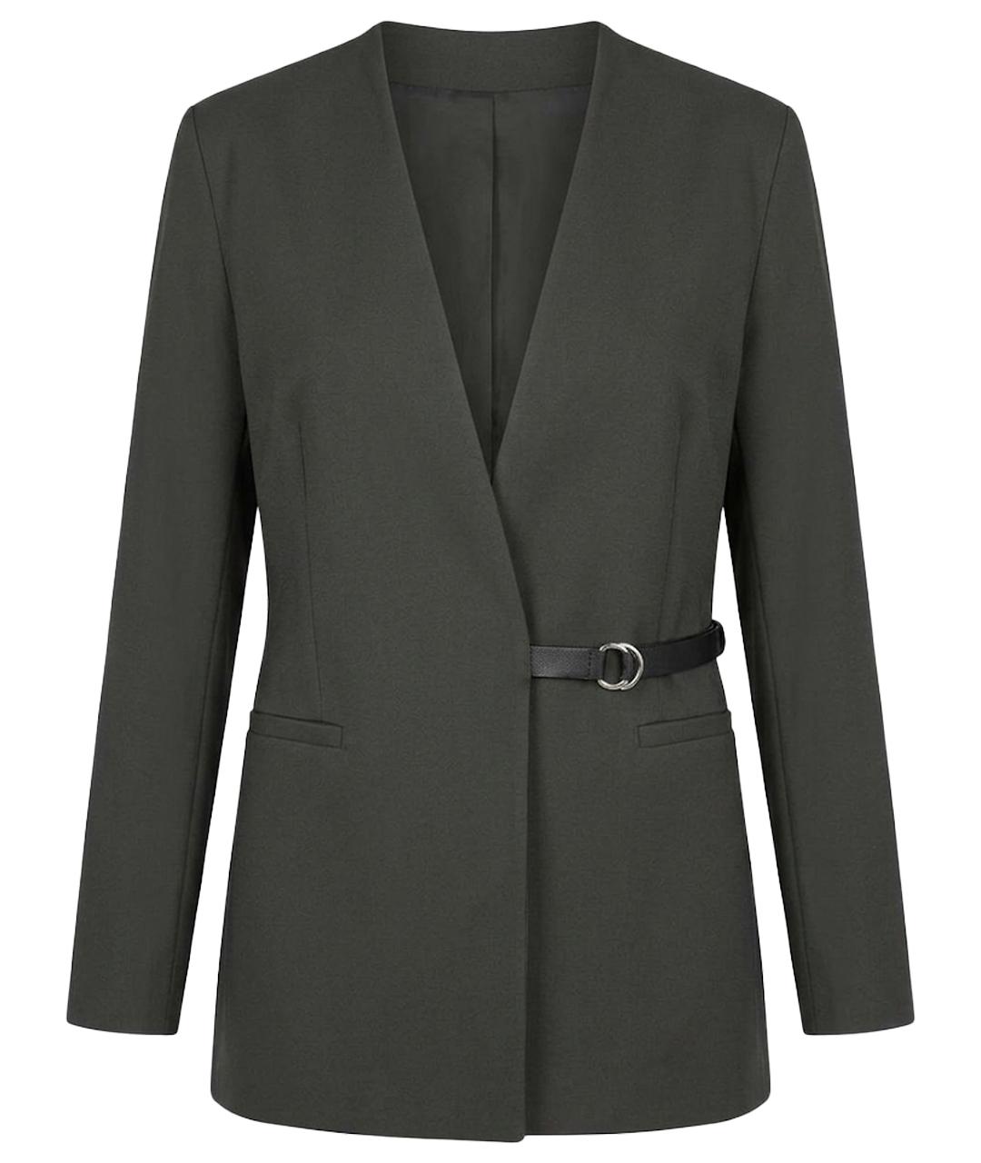 LIVIANA CONTI Коричневый вискозный костюм с брюками, фото 10