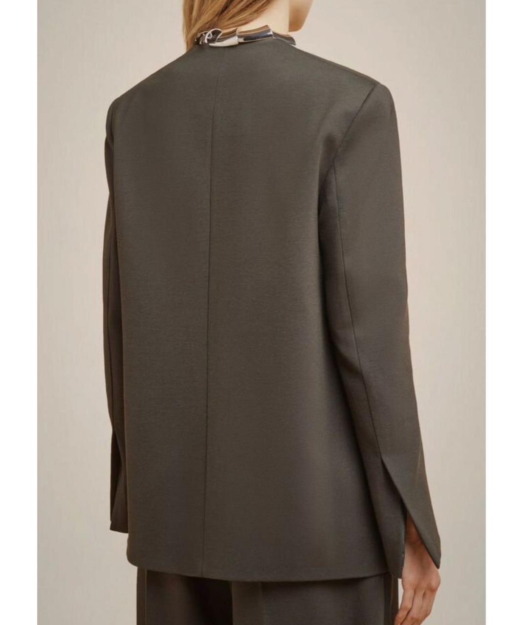 LIVIANA CONTI Коричневый вискозный костюм с брюками, фото 7