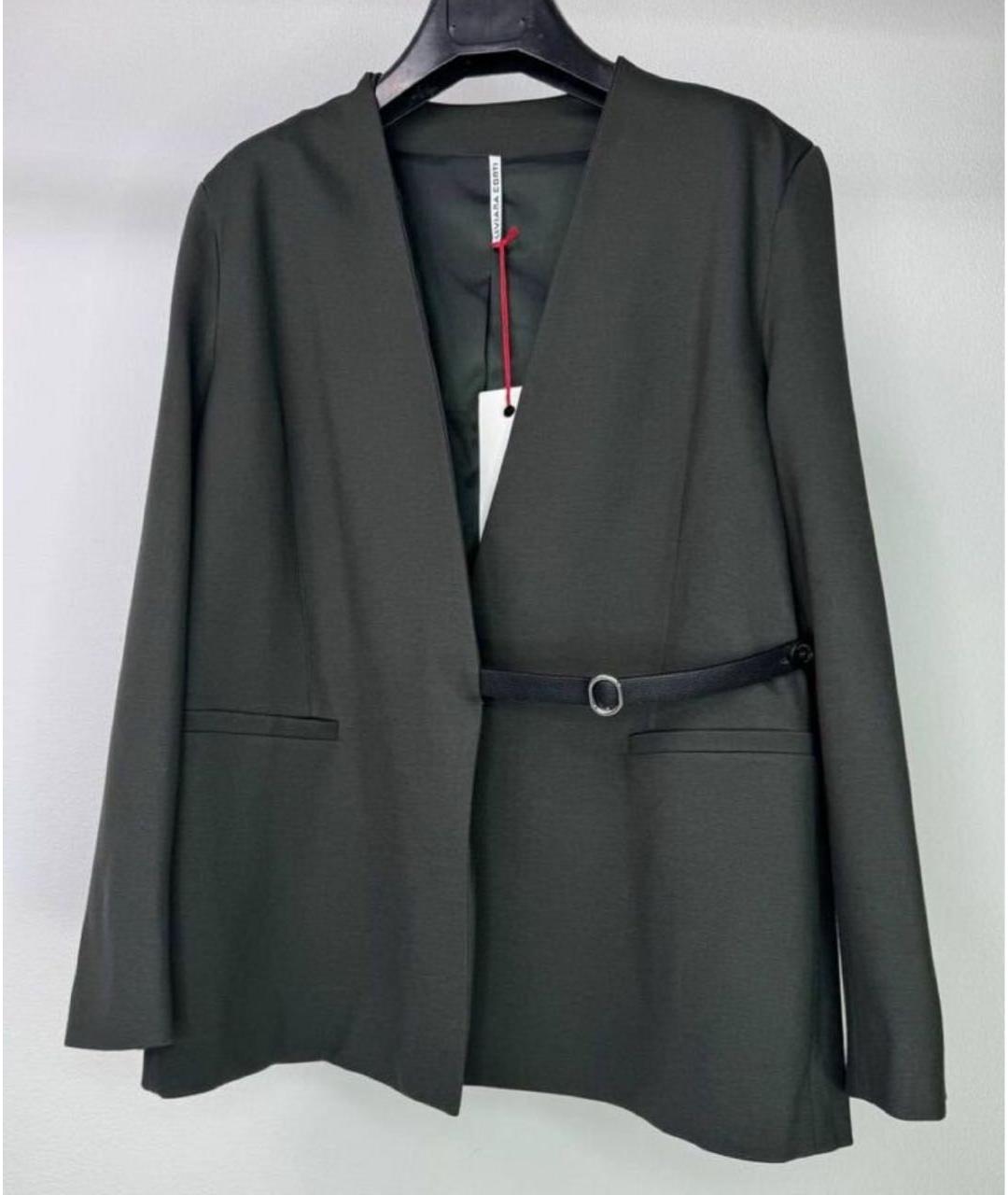 LIVIANA CONTI Коричневый вискозный костюм с брюками, фото 9