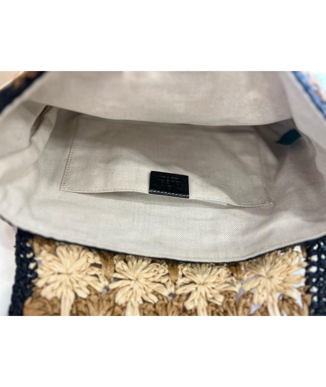 GUCCI Бежевая пелетеная сумка через плечо, фото 8