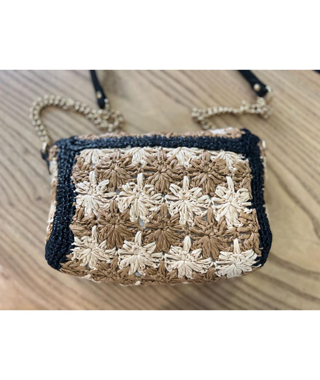 GUCCI Бежевая пелетеная сумка через плечо, фото 6