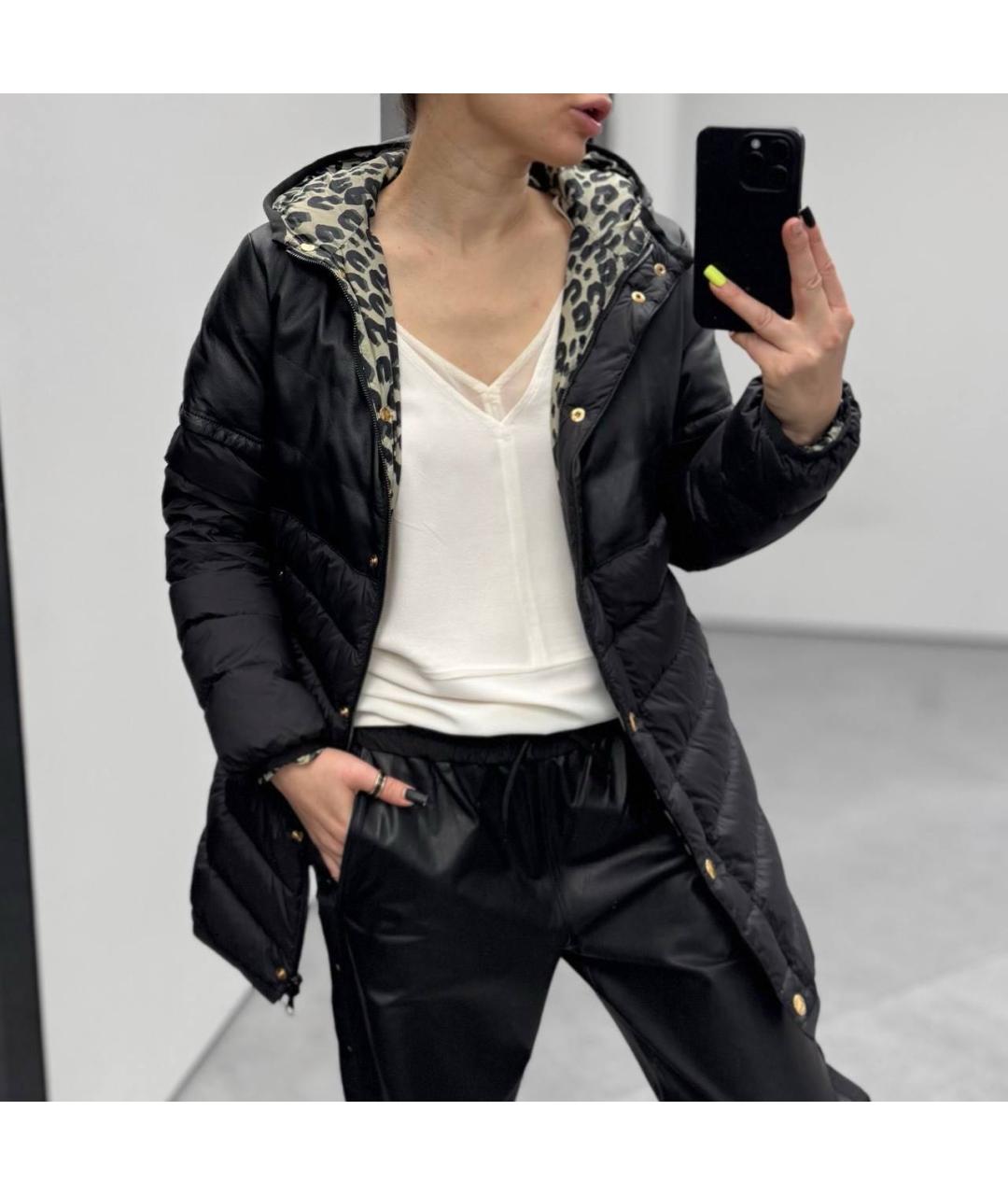 LOUIS VUITTON Черный полиамидовый пуховик, фото 8