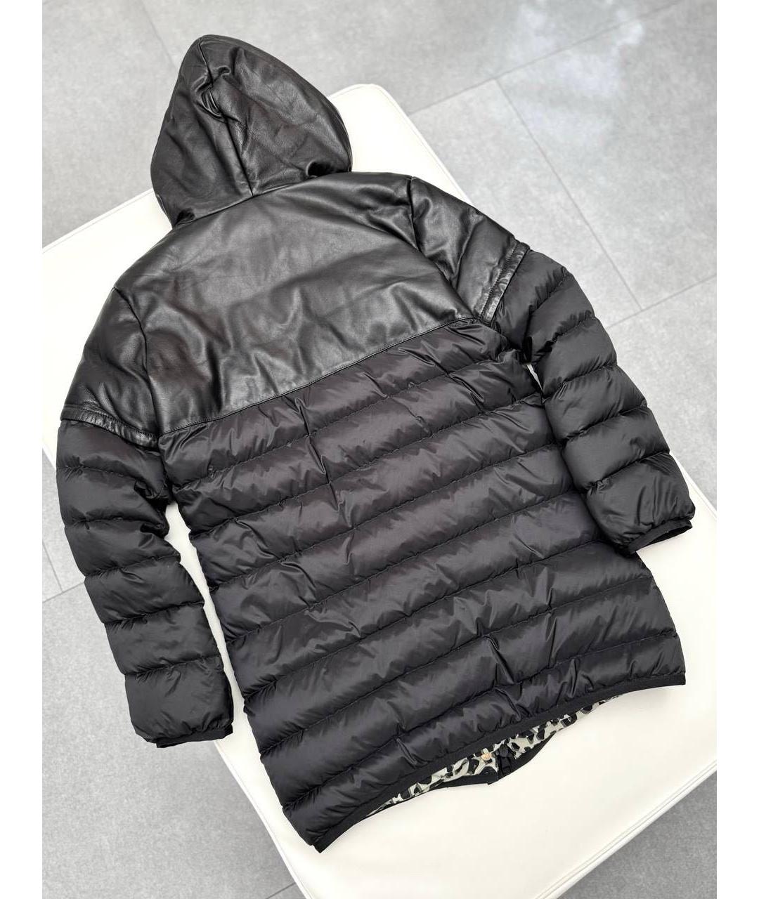 LOUIS VUITTON Черный полиамидовый пуховик, фото 2