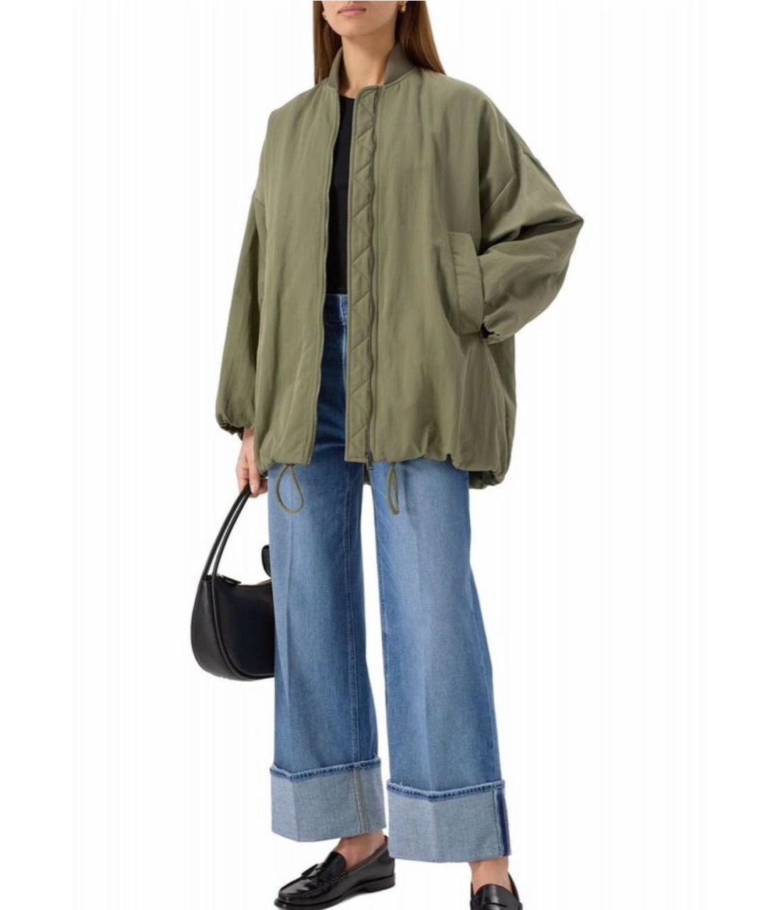 WEEKEND MAX MARA Хаки полиамидовая куртка, фото 8