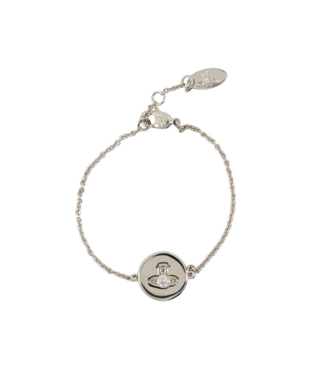 VIVIENNE WESTWOOD Серебрянный металлический браслет, фото 3