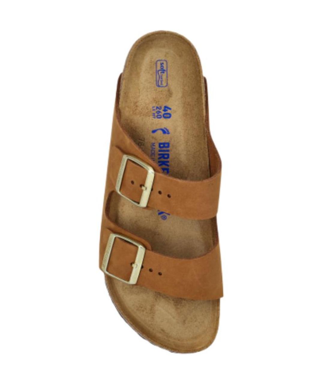 BIRKENSTOCK Коричневые шлепанцы, фото 4