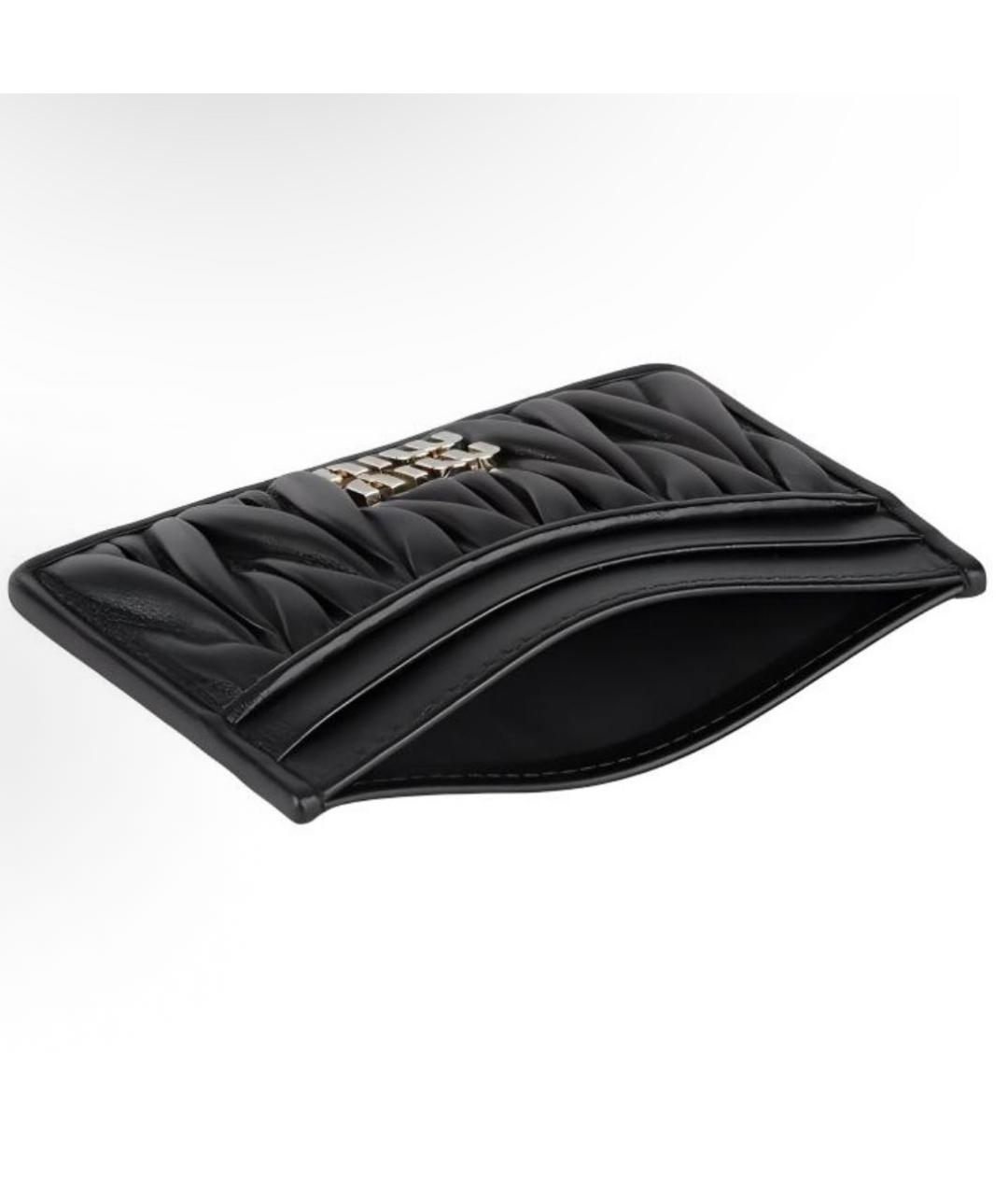 MIU MIU Черный кардхолдер, фото 2