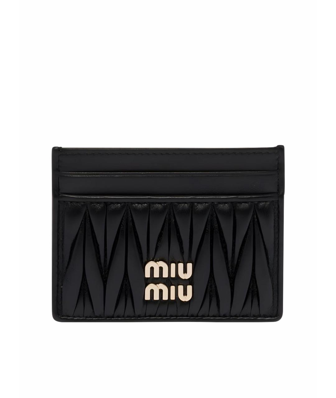 MIU MIU Черный кардхолдер, фото 1