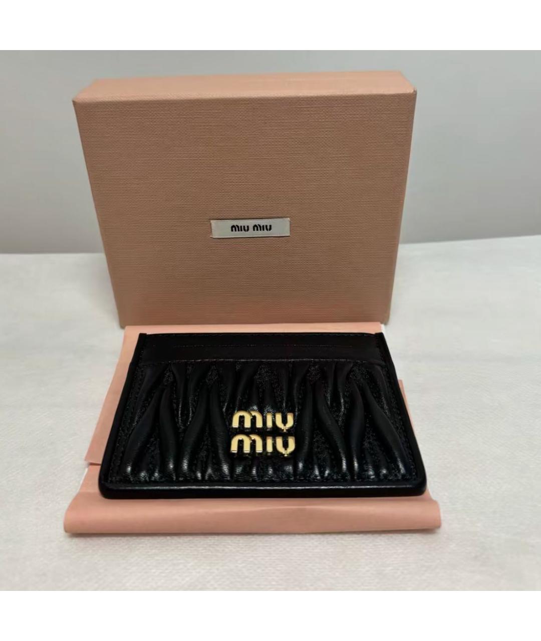MIU MIU Черный кардхолдер, фото 3