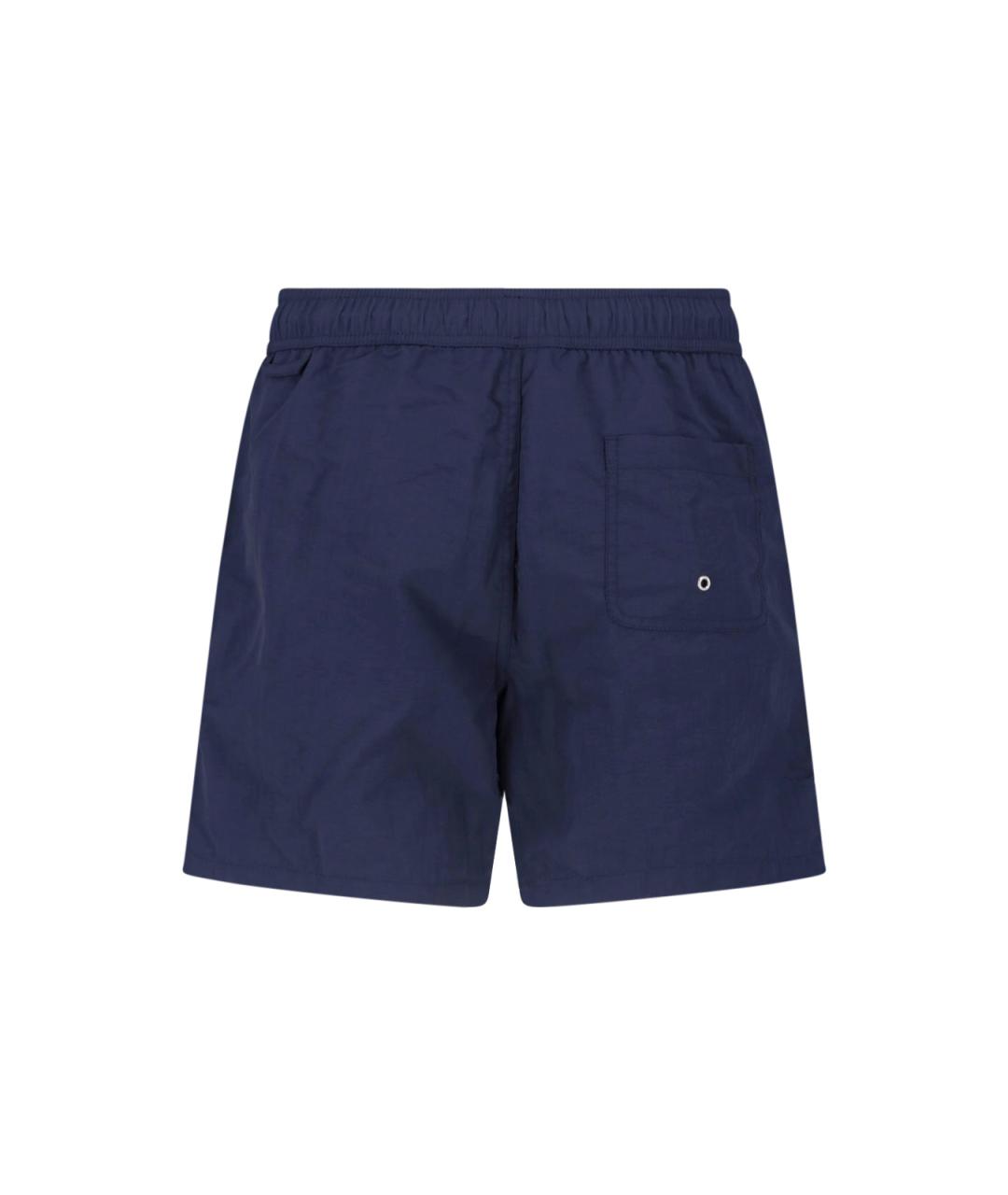 CELINE Синие полиамидовые шорты, фото 2