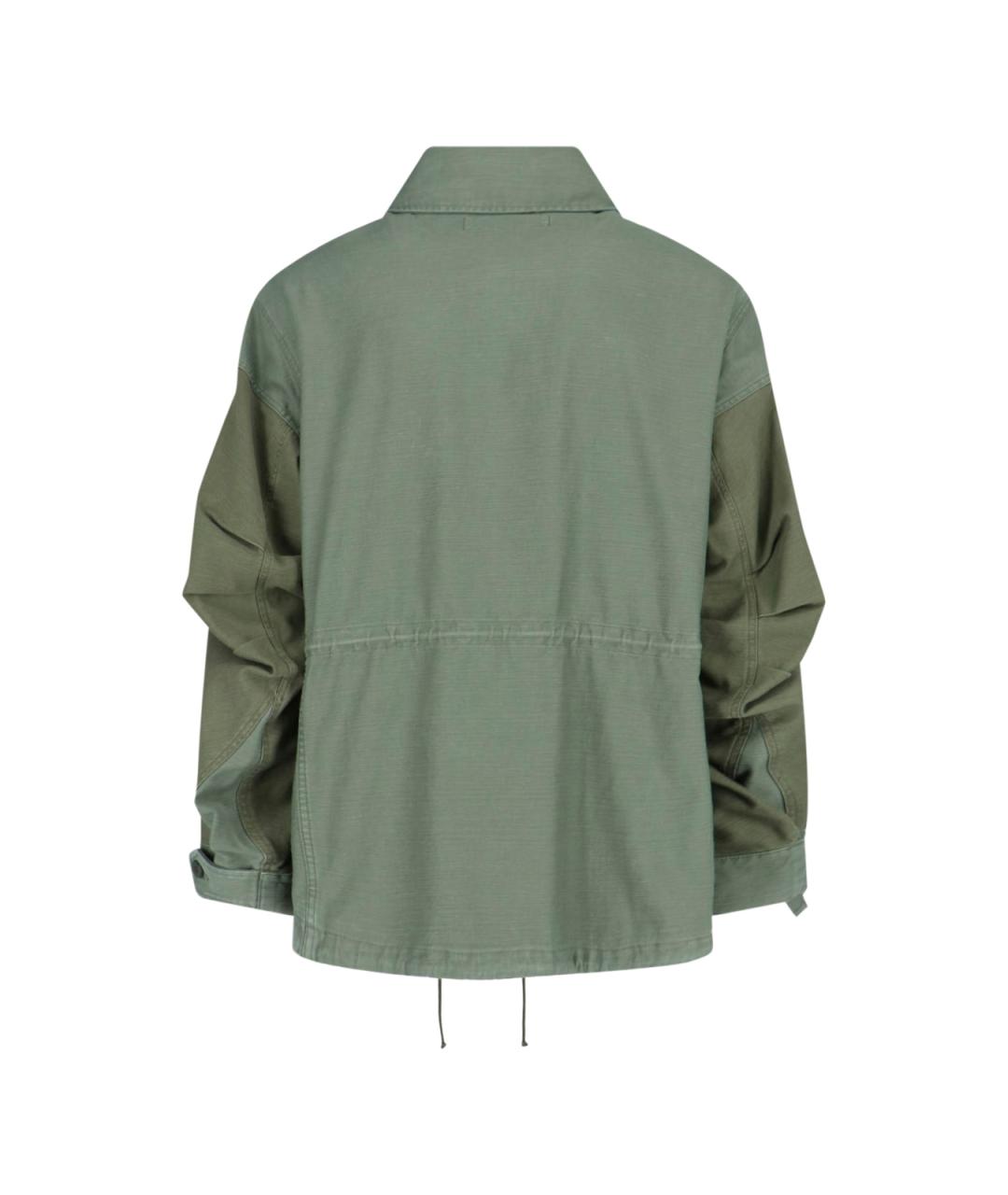 CELINE Зеленая хлопковая парка, фото 2