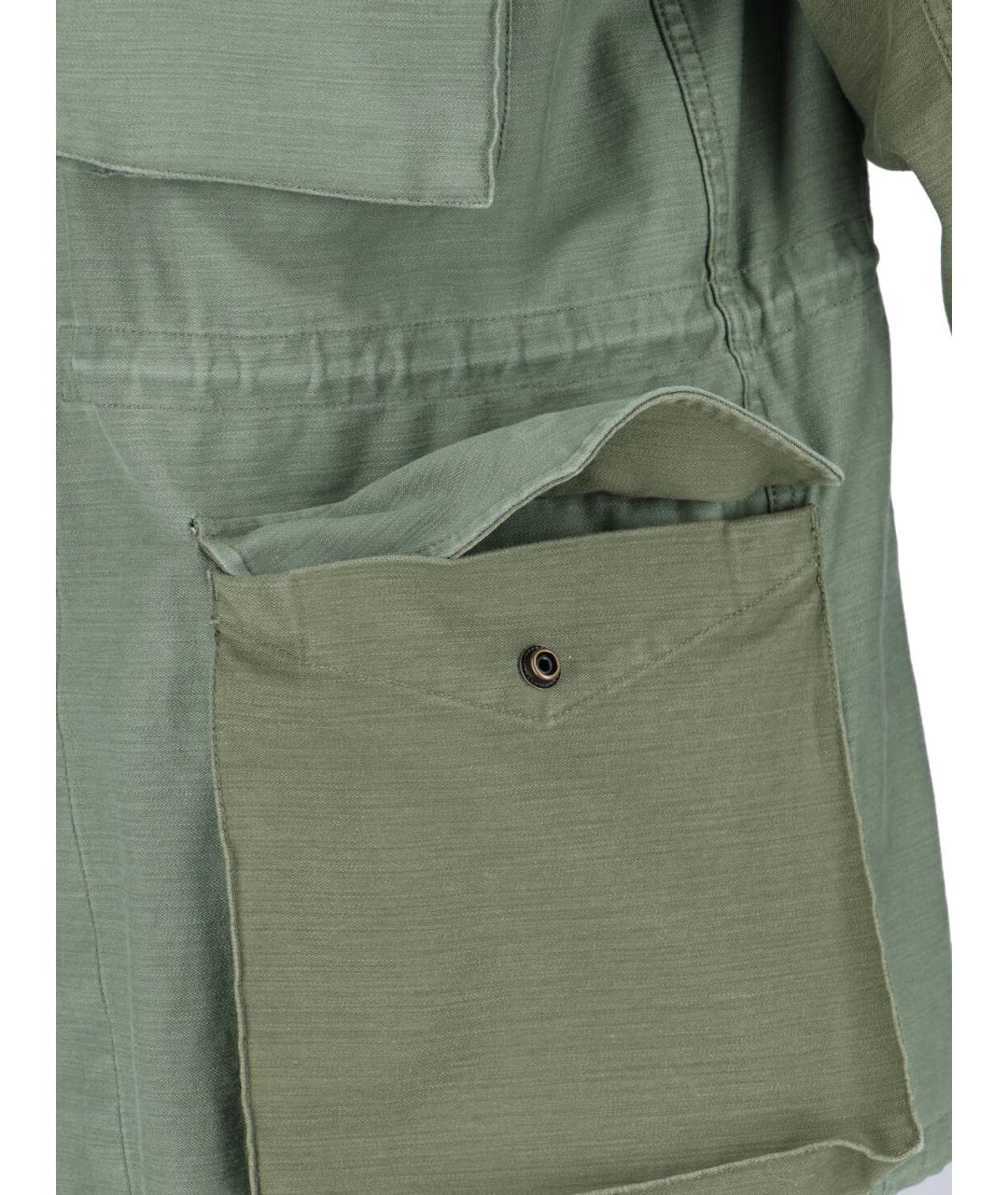 CELINE Зеленая хлопковая парка, фото 4