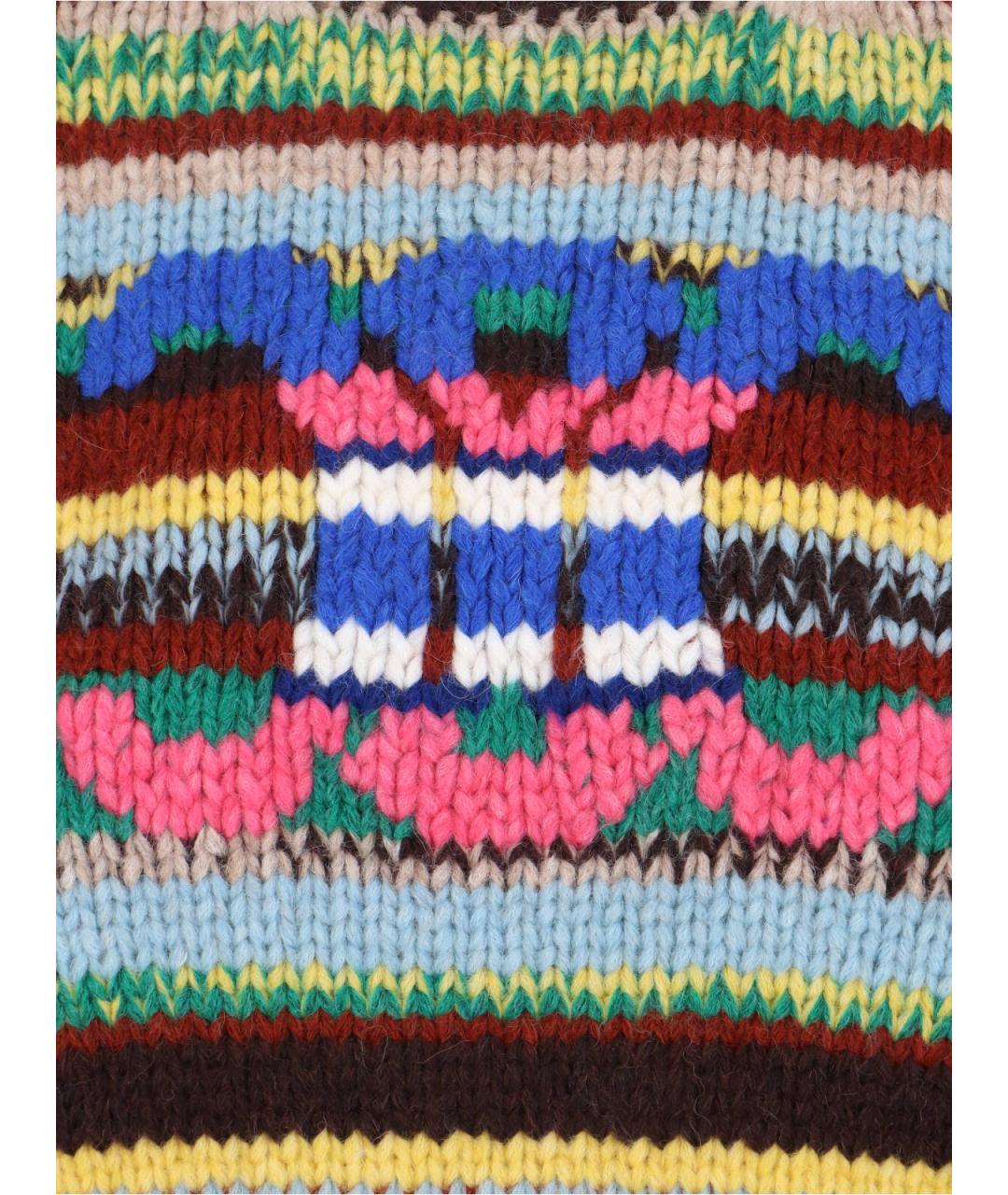 CELINE Мульти шерстяной джемпер / свитер, фото 3