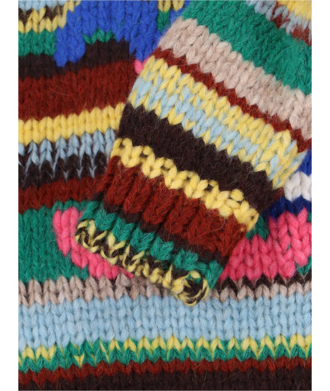 CELINE Мульти шерстяной джемпер / свитер, фото 5