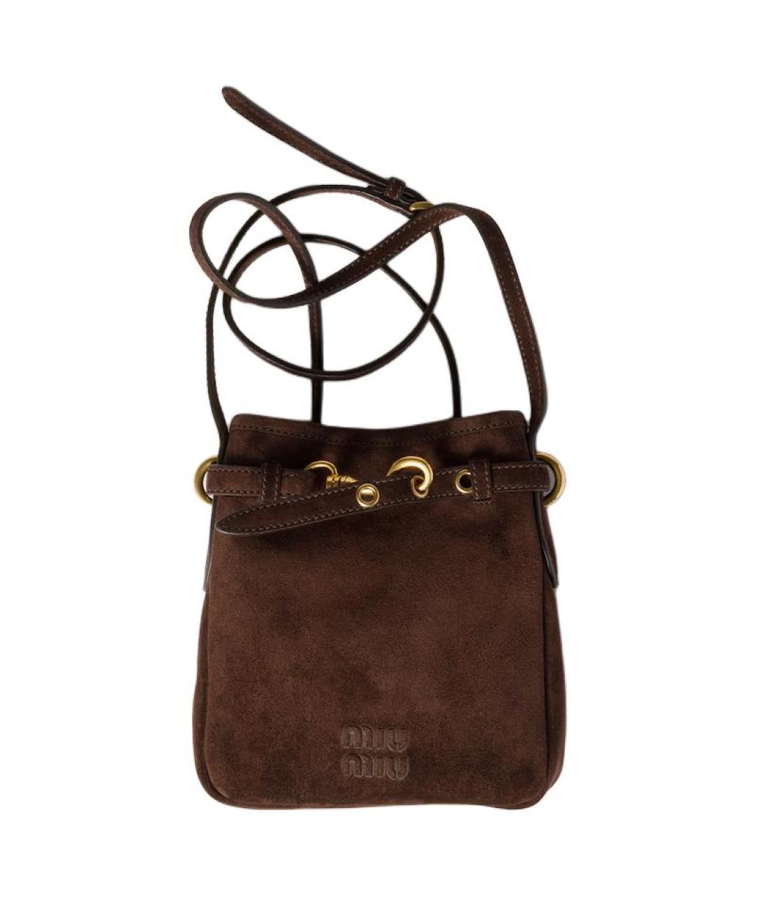MIU MIU Коричневая сумка через плечо, фото 1