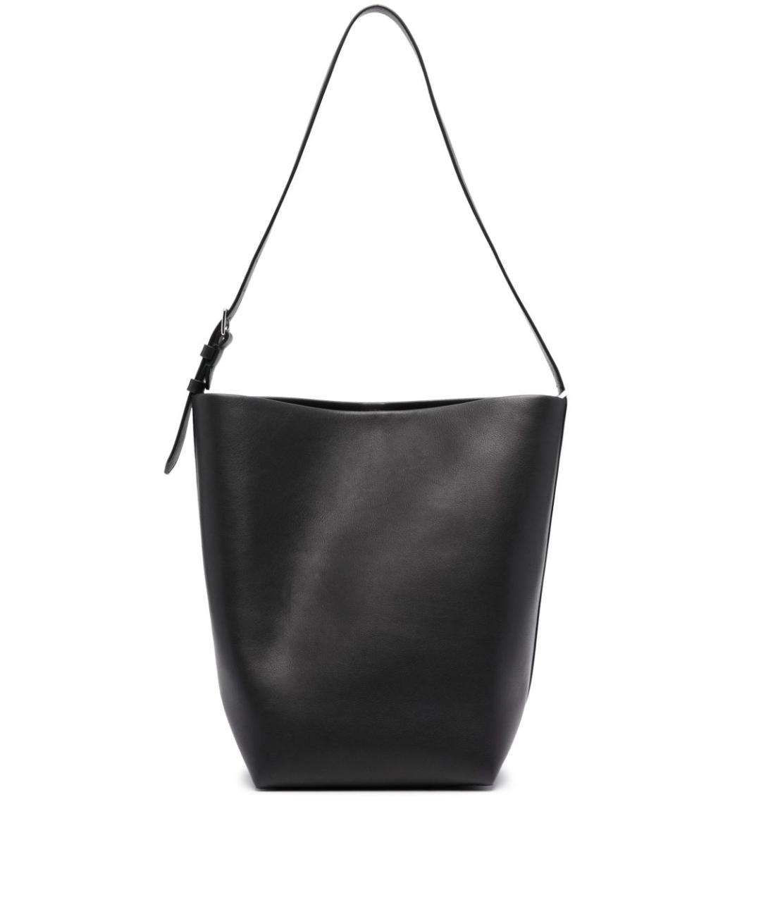 THE ROW Черная кожаная сумка тоут, фото 1