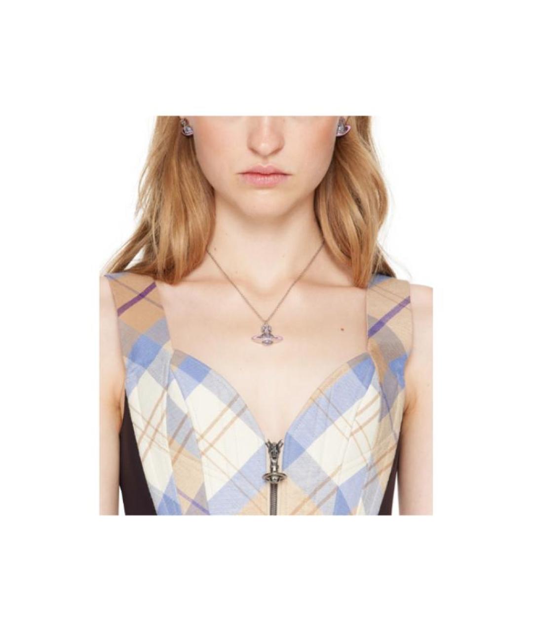 VIVIENNE WESTWOOD Фиолетовые серьги, фото 4