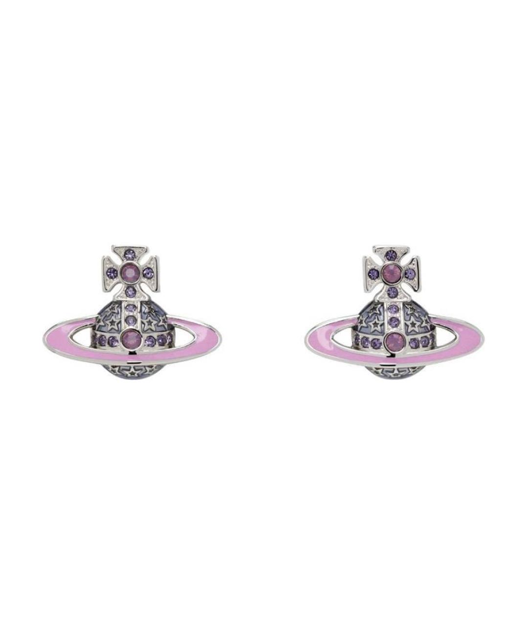 VIVIENNE WESTWOOD Фиолетовые серьги, фото 1