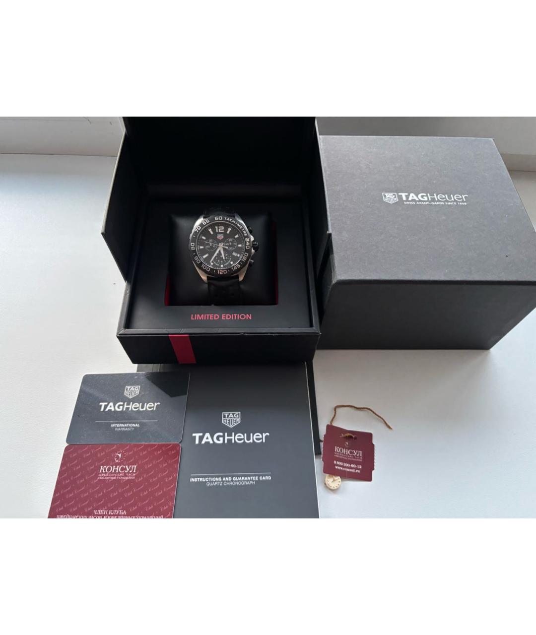 TAG HEUER Серебряные стальные часы, фото 3