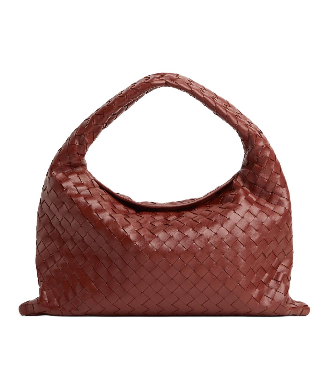 BOTTEGA VENETA Коричневая кожаная сумка через плечо, фото 1