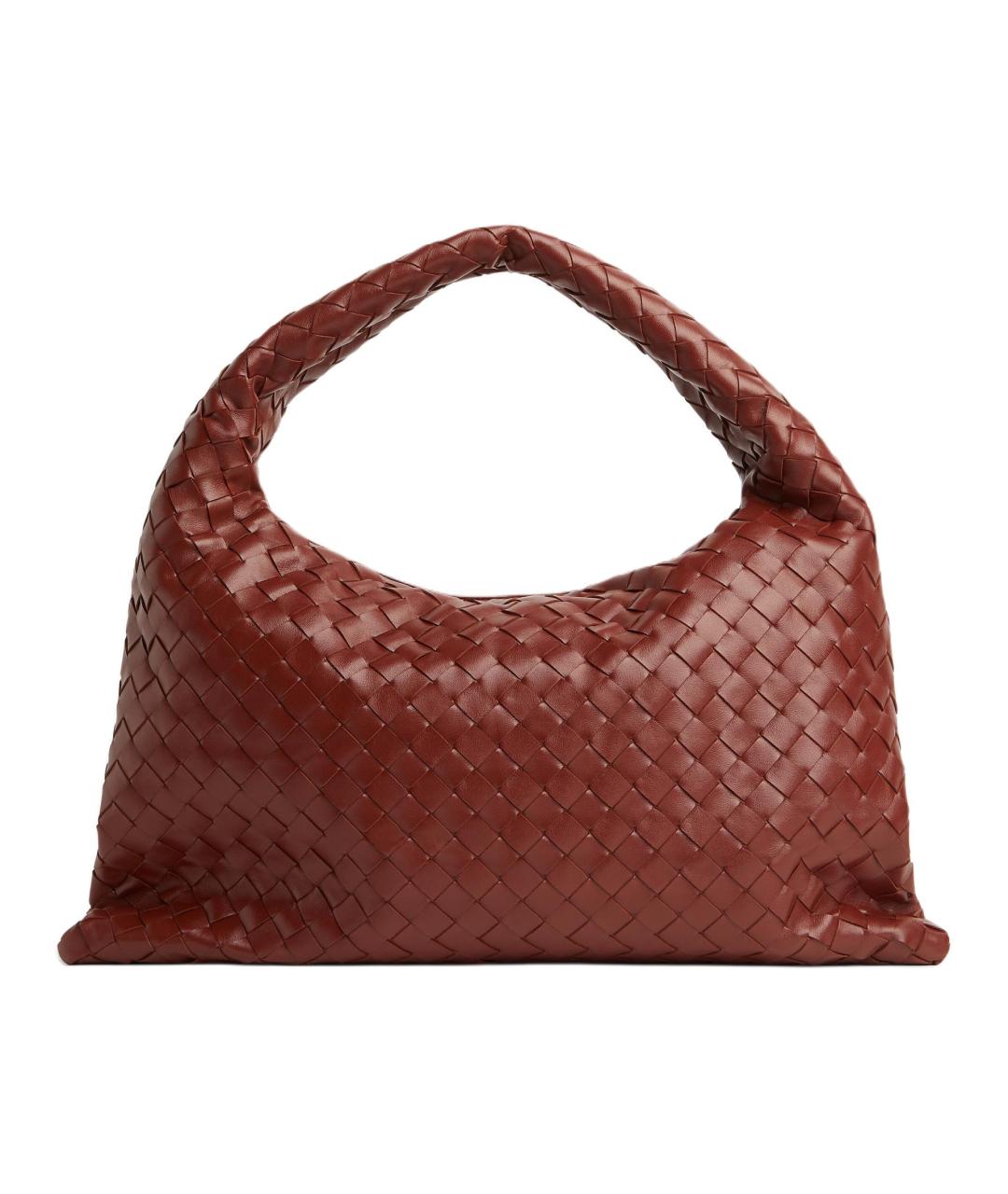 BOTTEGA VENETA Коричневая кожаная сумка через плечо, фото 3