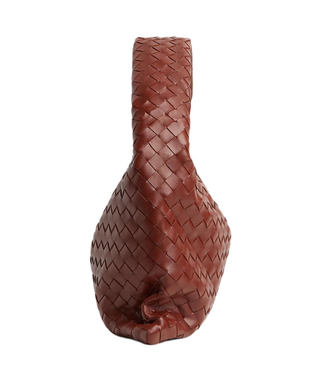 BOTTEGA VENETA Коричневая кожаная сумка через плечо, фото 2