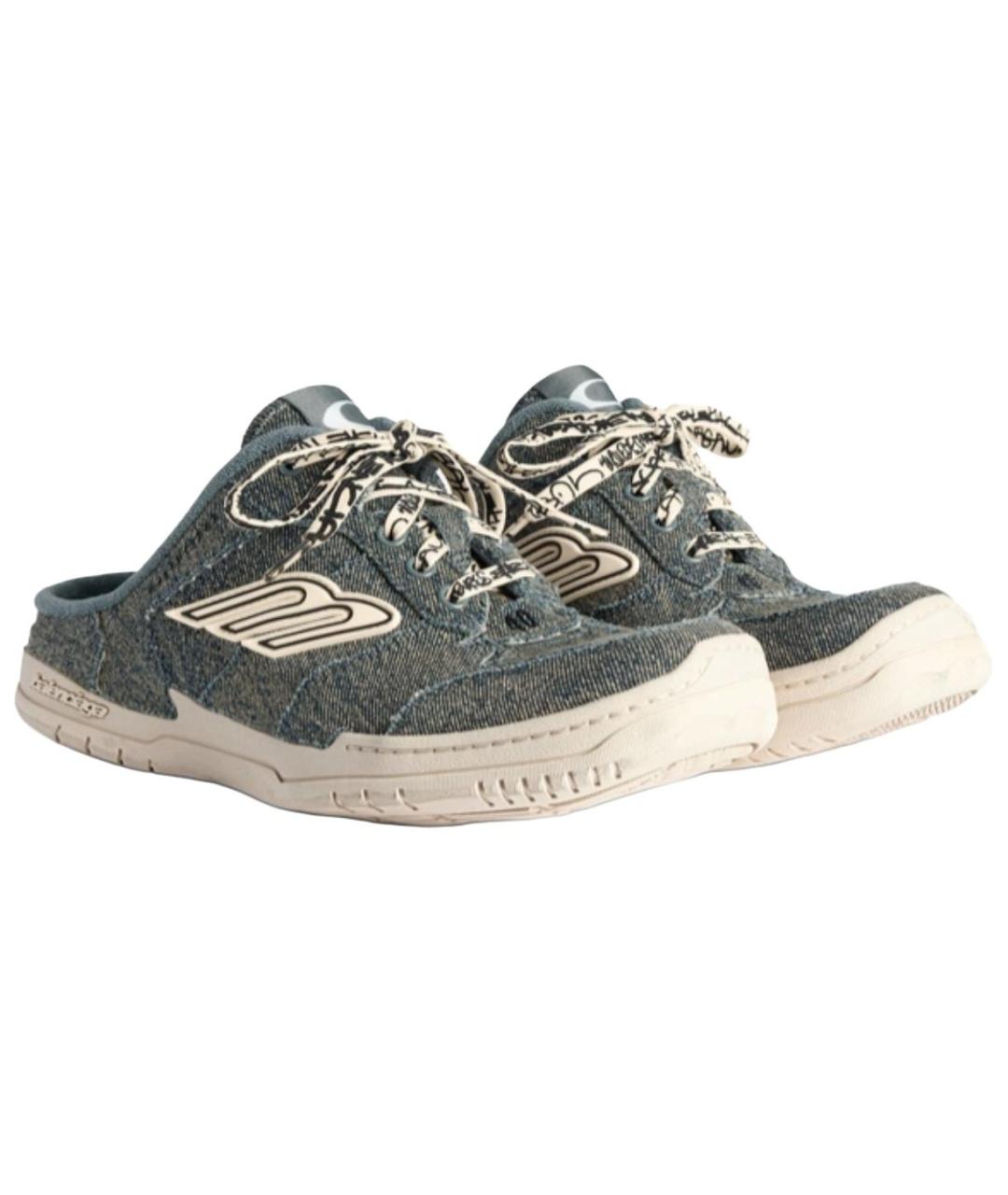 BALENCIAGA Синие мюли, фото 3