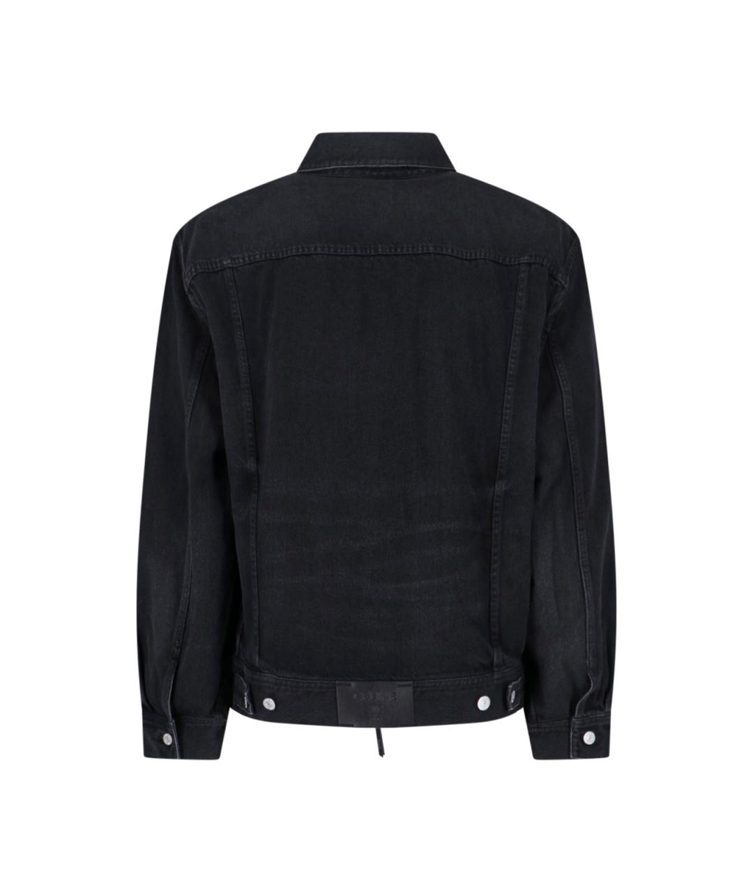 CELINE Черная хлопковая куртка, фото 2