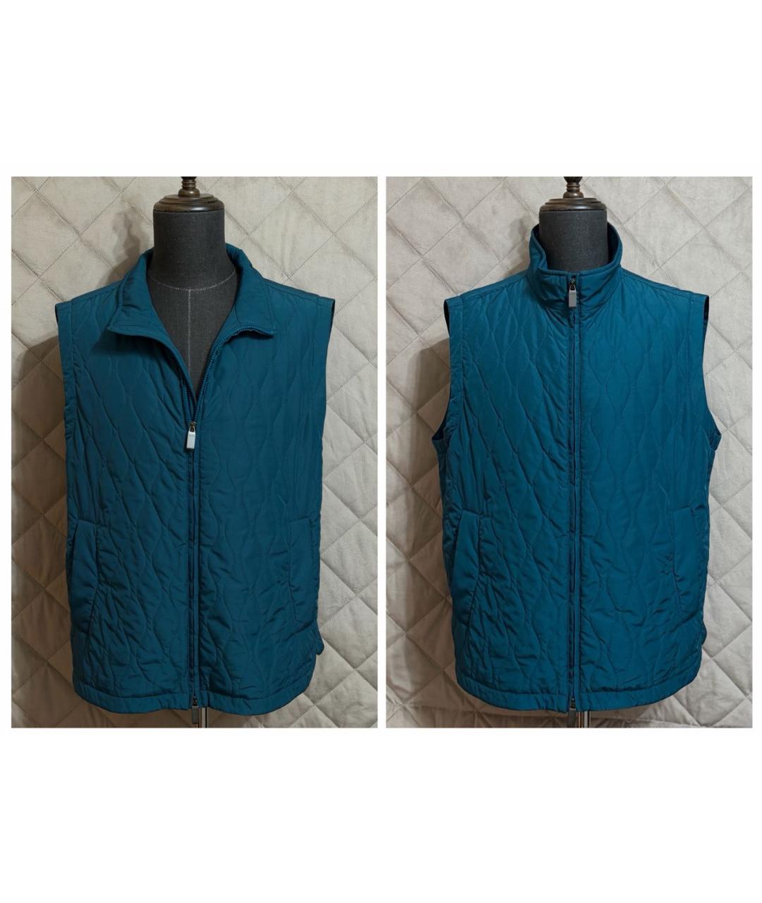 CANALI Зеленый жилет, фото 3