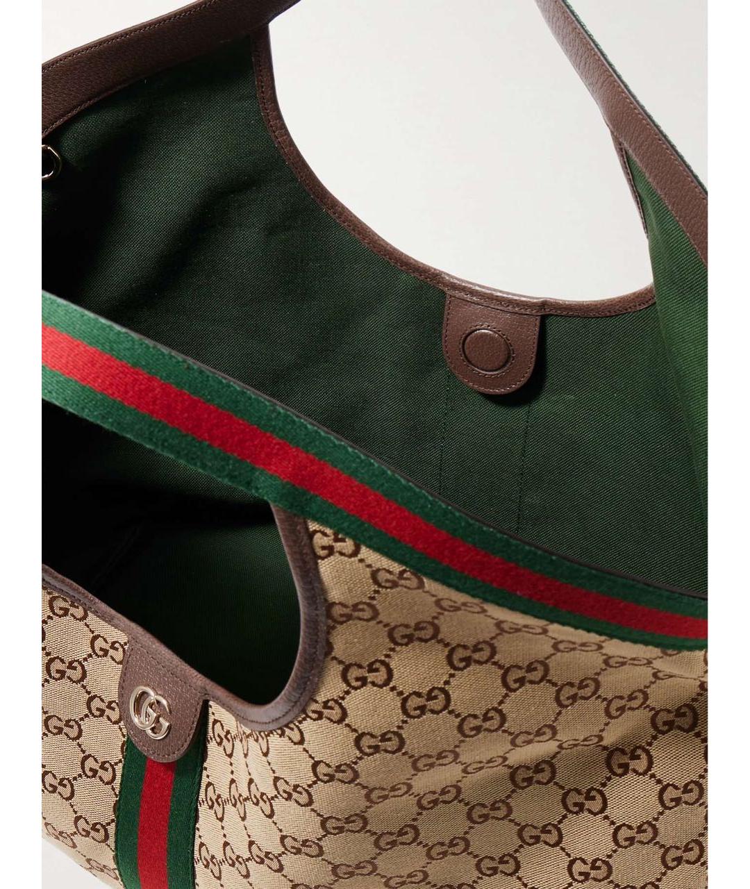 GUCCI Коричневая сумка тоут, фото 4