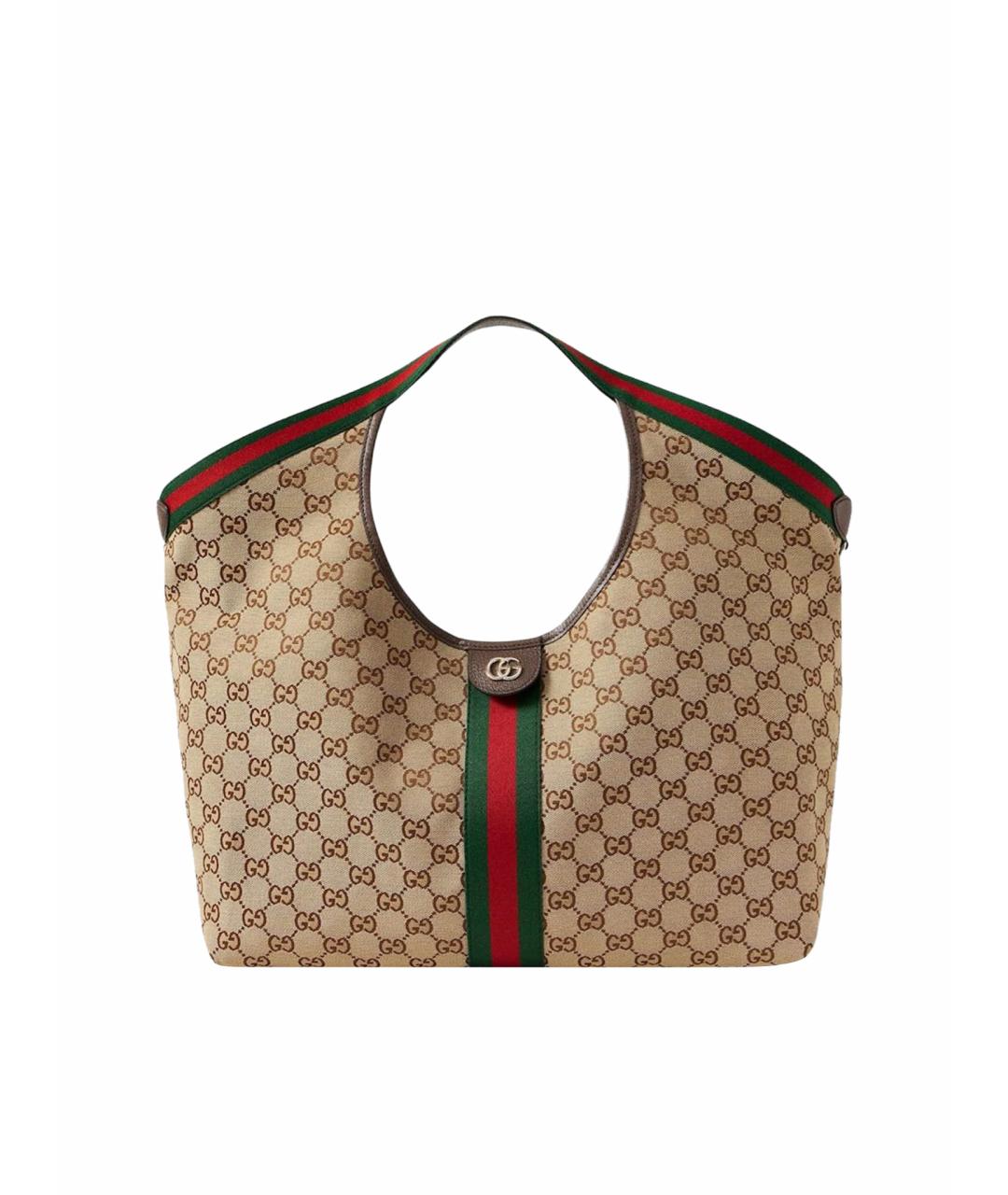 GUCCI Коричневая сумка тоут, фото 1