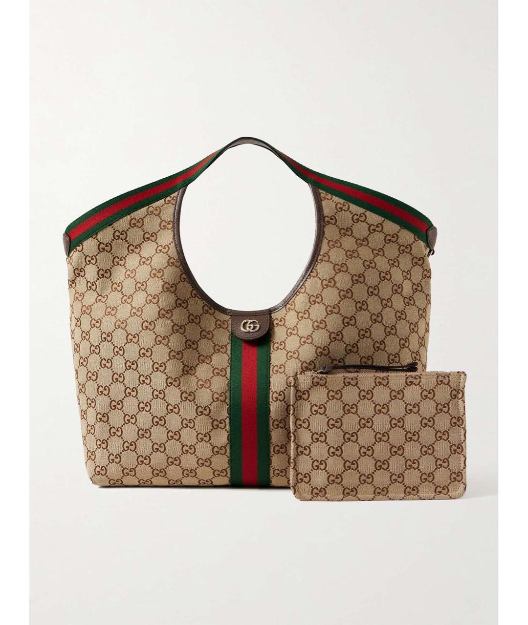 GUCCI Коричневая сумка тоут, фото 2