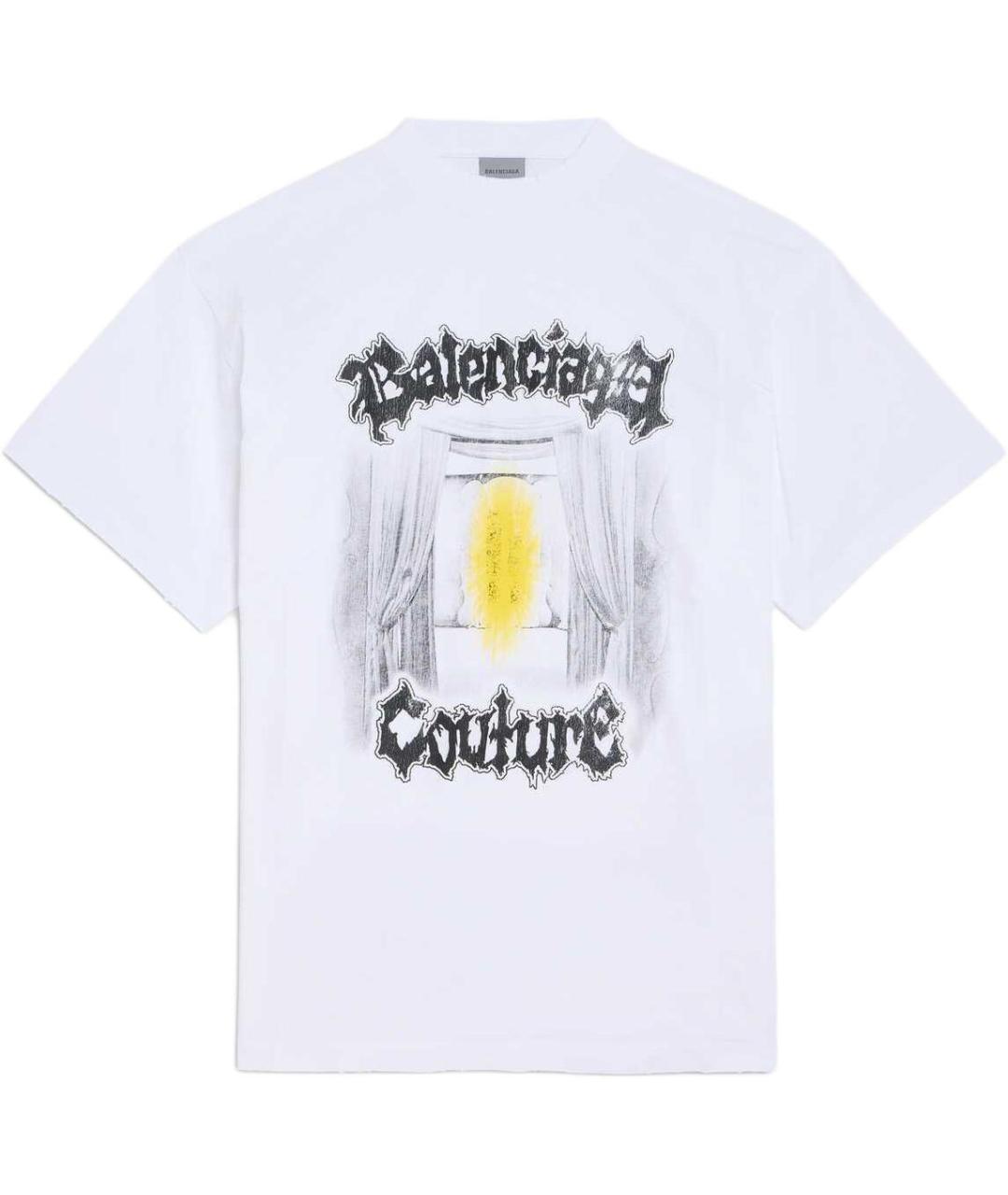 BALENCIAGA Белая футболка, фото 1