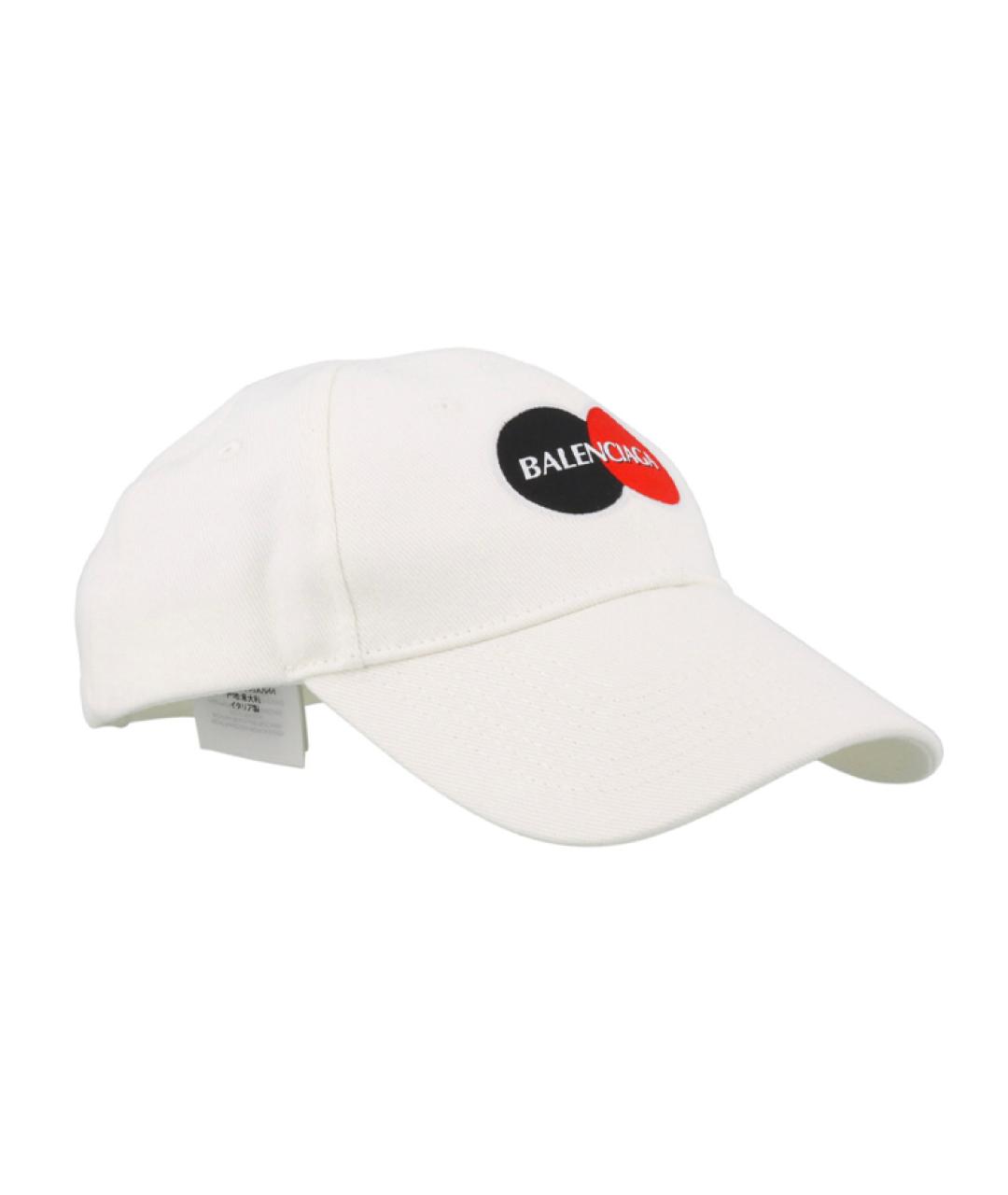 BALENCIAGA Белая кепка, фото 2
