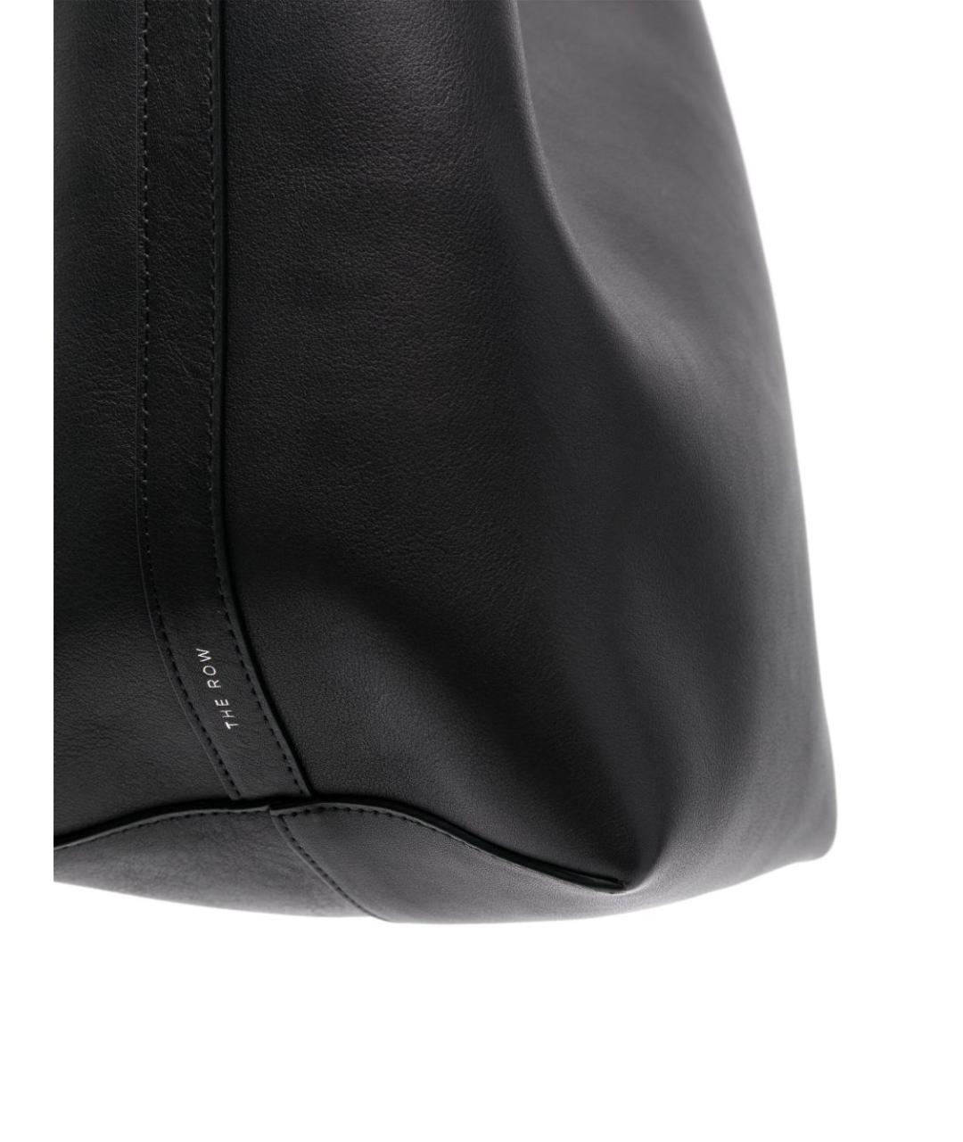 THE ROW Черная кожаная сумка тоут, фото 3