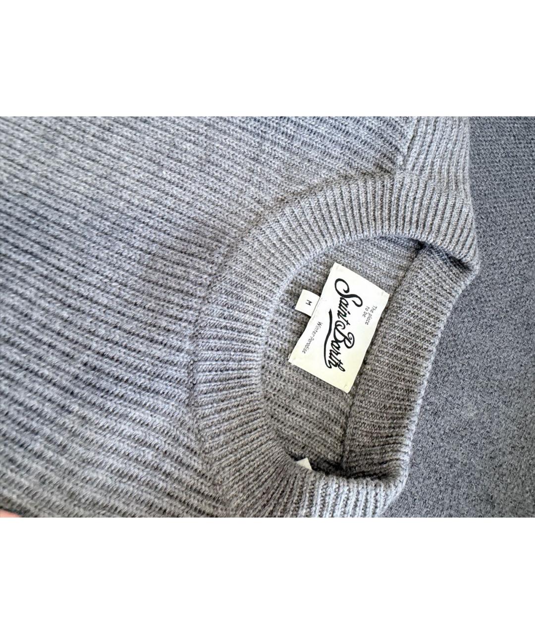 MC2 SAINT BARTH Серый шерстяной костюм с юбками, фото 3