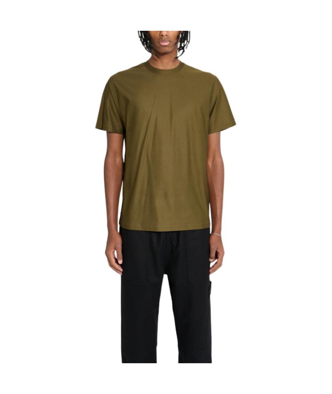 STONE ISLAND Зеленая футболка, фото 6