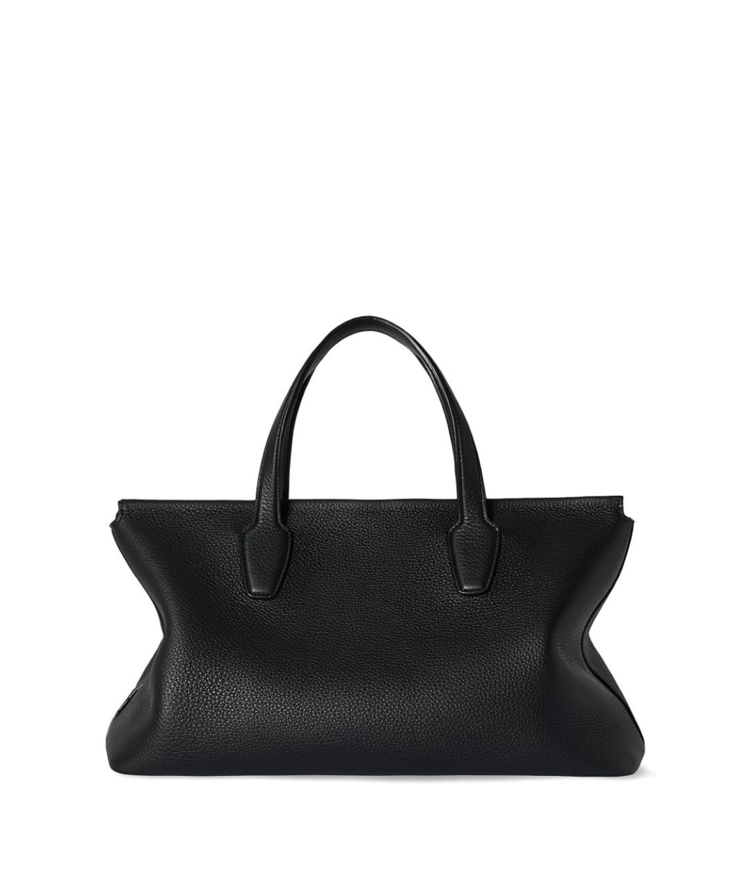 THE ROW Черная кожаная сумка тоут, фото 1