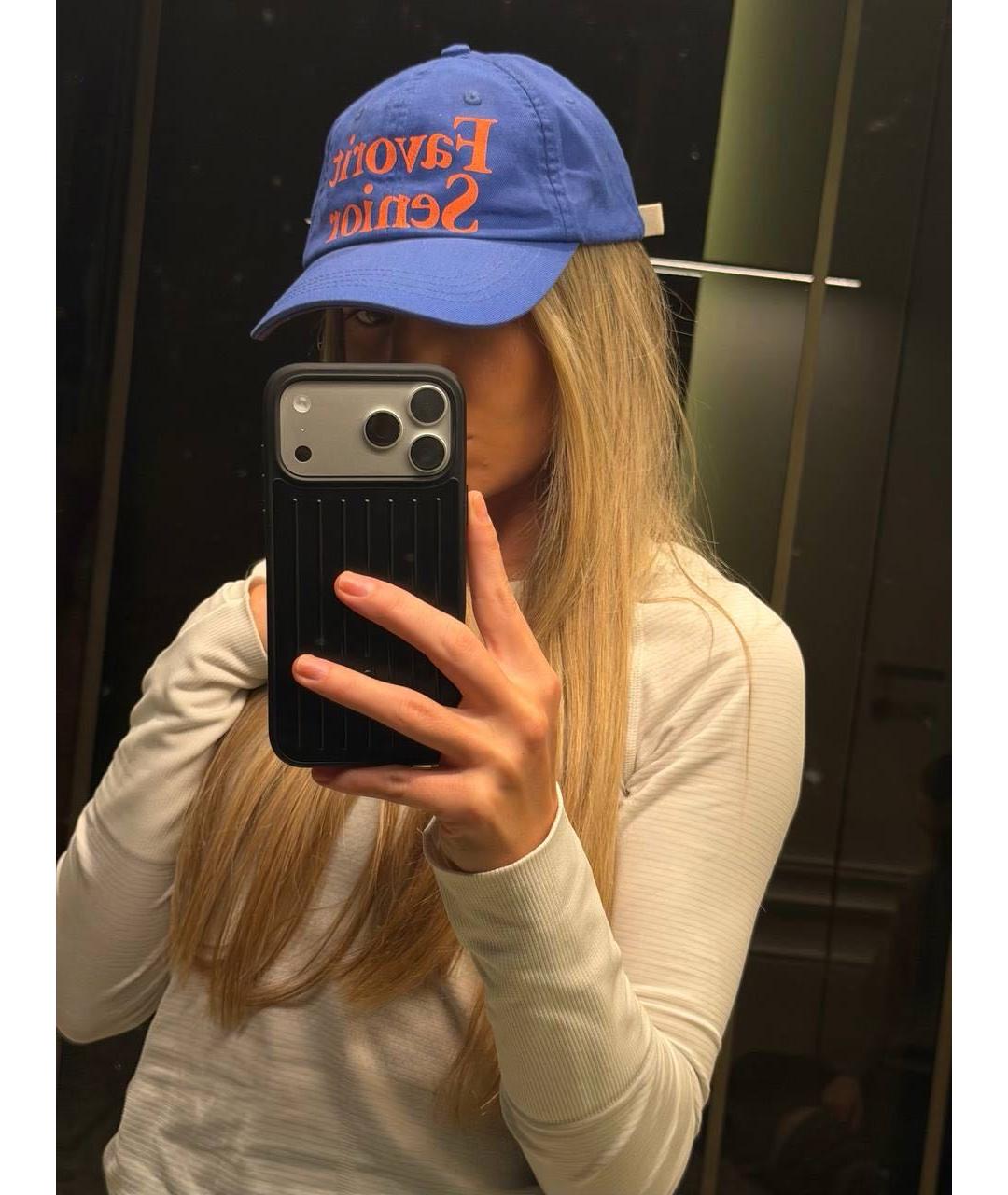 ACNE STUDIOS Синяя хлопковая кепка, фото 5