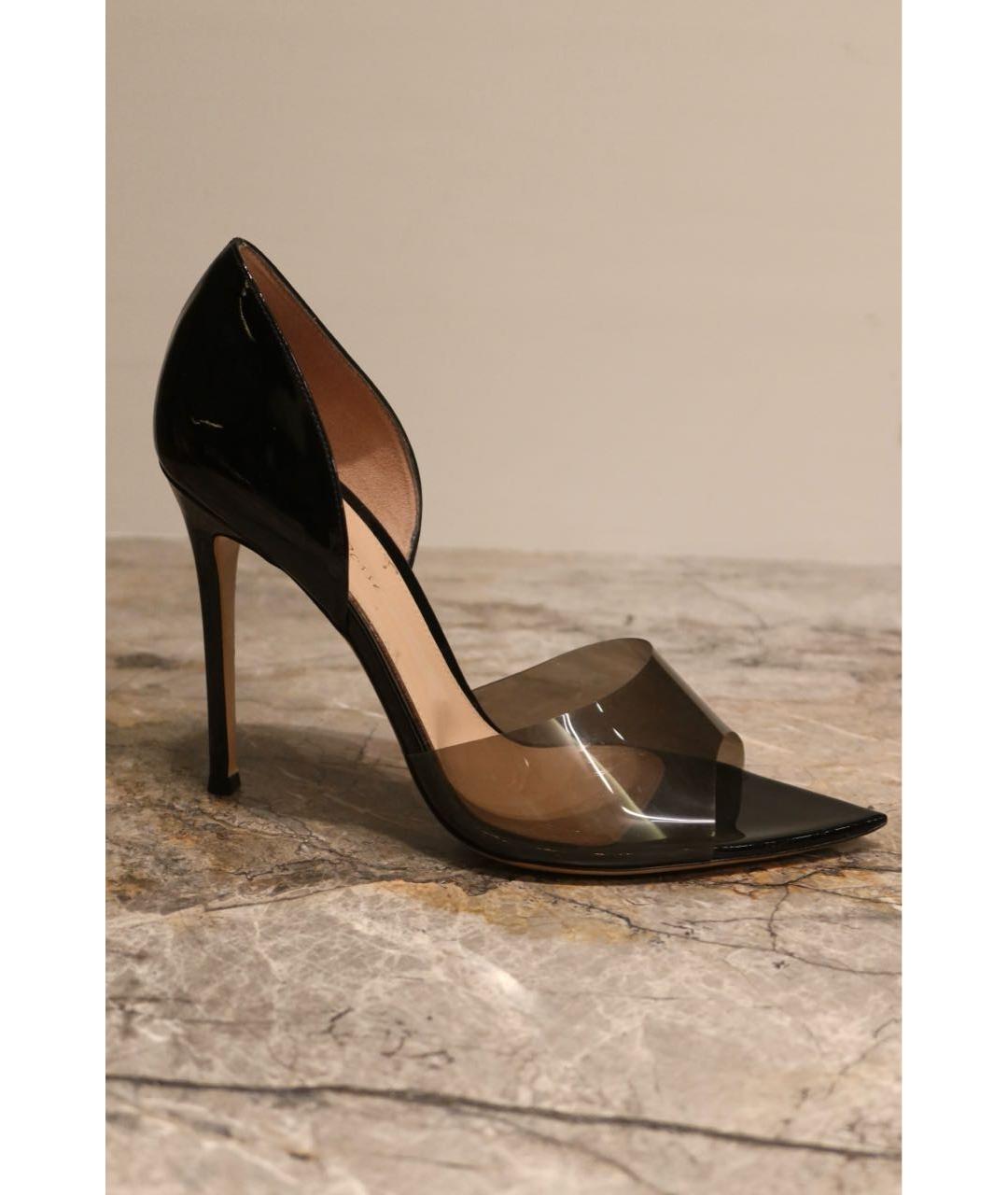 GIANVITO ROSSI Черные туфли из лакированной кожи, фото 9