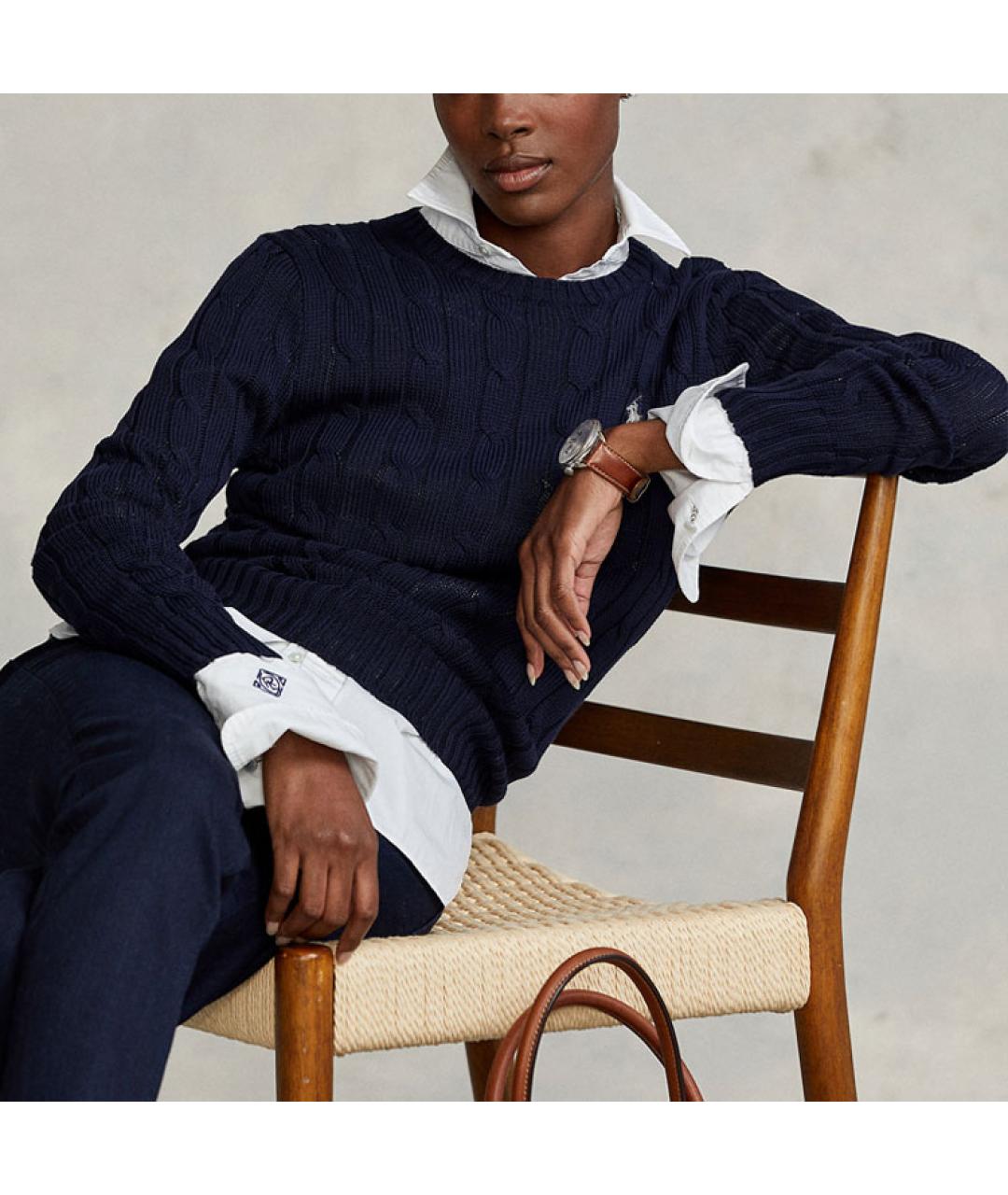 POLO RALPH LAUREN Синий джемпер / свитер, фото 3