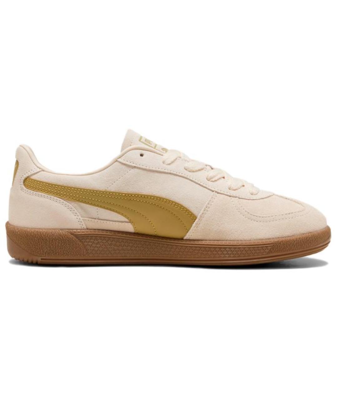 PUMA Бежевые замшевые кеды, фото 2