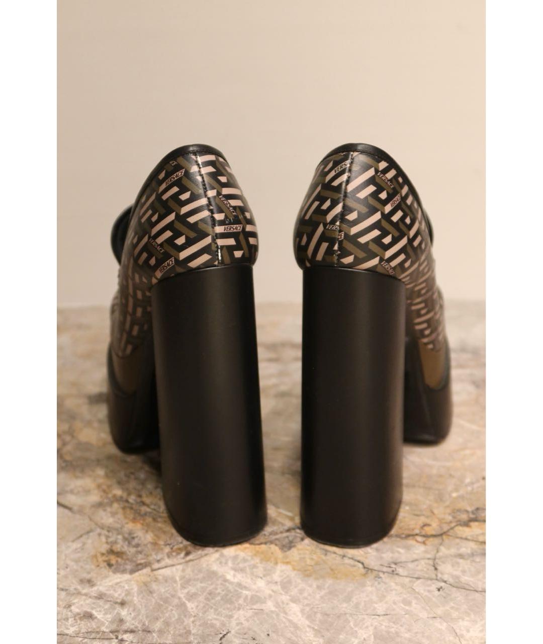 VERSACE Мульти кожаные лоферы, фото 4