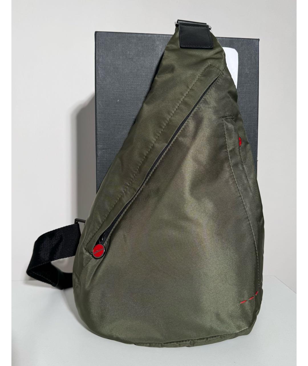 KITON Хаки синтетический рюкзак, фото 5