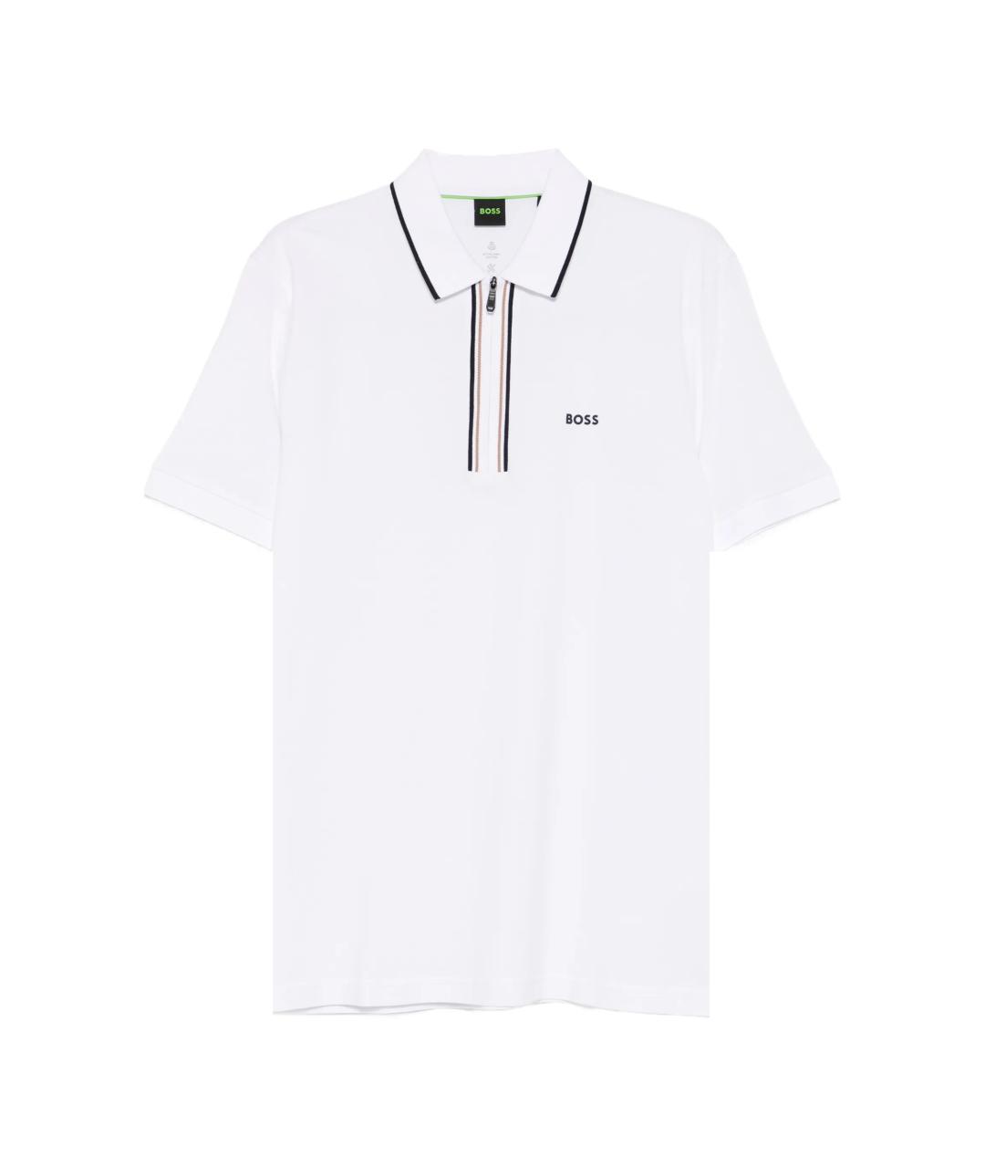 HUGO BOSS Белая хлопковая футболка, фото 1