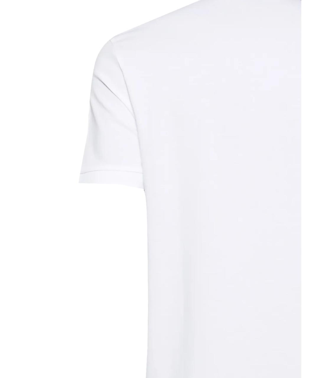 HUGO BOSS Белая хлопковая футболка, фото 3